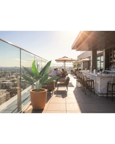 ESPATIFILIO BLANCO EXTERIOR 90 CM en Plantas artificiales