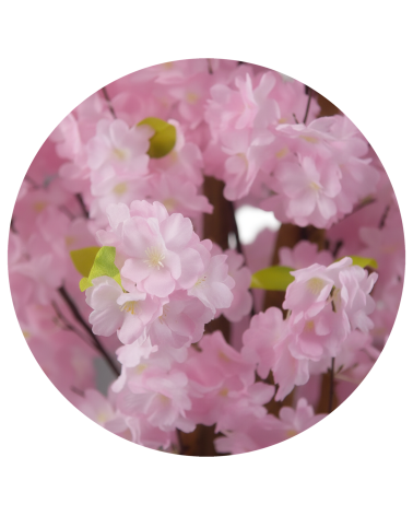 ARBOL ALMENDRO 160 CM ROSA en Plantas artificiales