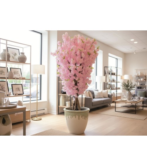 ARBOL ALMENDRO 160 CM ROSA en Plantas artificiales