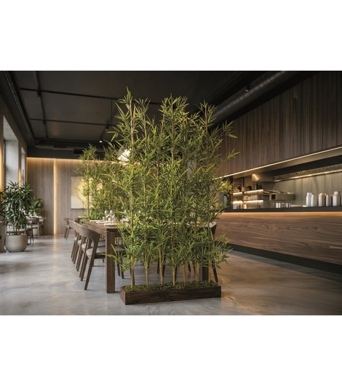 JARDINERA DE BAMBU 63,5 X 14 X 180 CM en Plantas artificiales